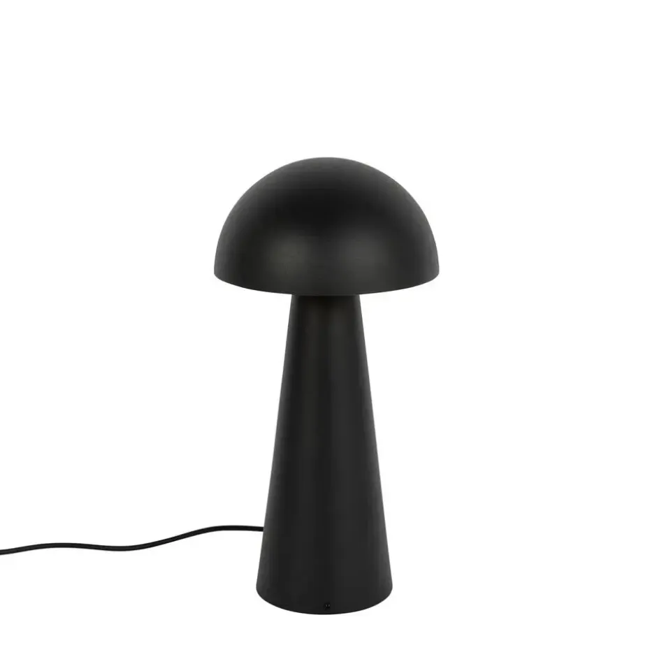 Qazqa staande buitenlampen mushroom zwart e27