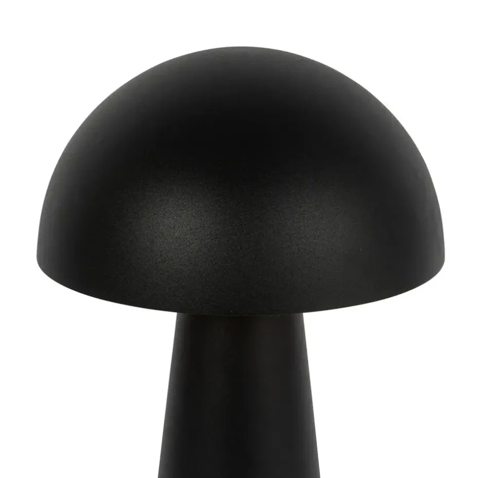 Qazqa staande buitenlampen mushroom zwart e27