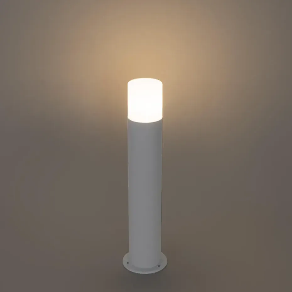 Qazqa staande buitenlampen odense wit e27
