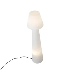 Qazqa staande buitenlampen katrijn wit e27
