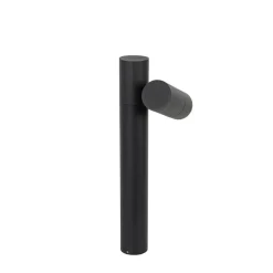Qazqa staande buitenlampen duo zwart gu10