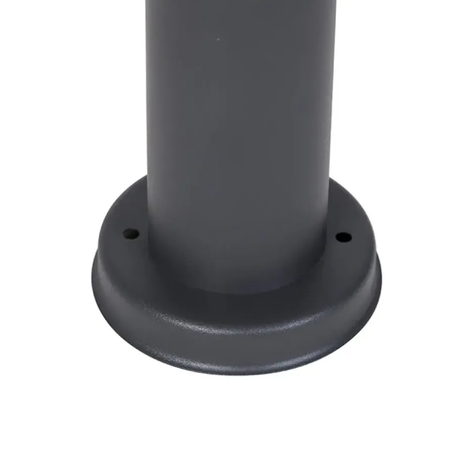 Qazqa staande buitenlampen rox grijs e27