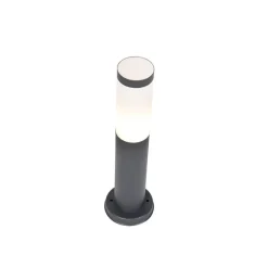 Qazqa staande buitenlampen rox grijs e27