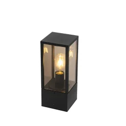 Qazqa staande buitenlampen charlois zwart e27