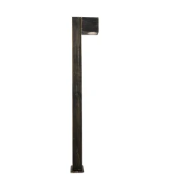 Qazqa staande buitenlampen baleno goudkleurig gu10