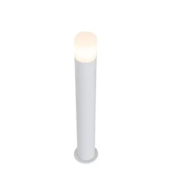 Qazqa staande buitenlampen odense wit e27