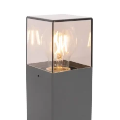 Qazqa staande buitenlampen denmark grijs e27