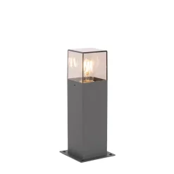Qazqa staande buitenlampen denmark grijs e27