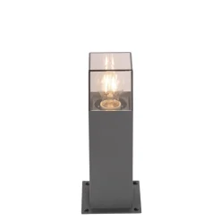 Qazqa staande buitenlampen denmark grijs e27