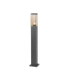 Qazqa staande buitenlampen malios bruin e27