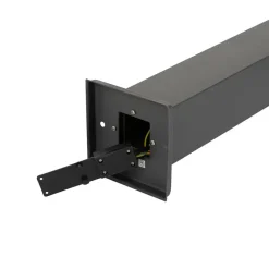 Qazqa staande buitenlampen malios bruin e27