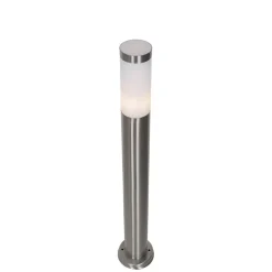 Qazqa staande buitenlampen rox zilverkleurig e27
