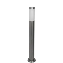 Qazqa staande buitenlampen rox zilverkleurig e27