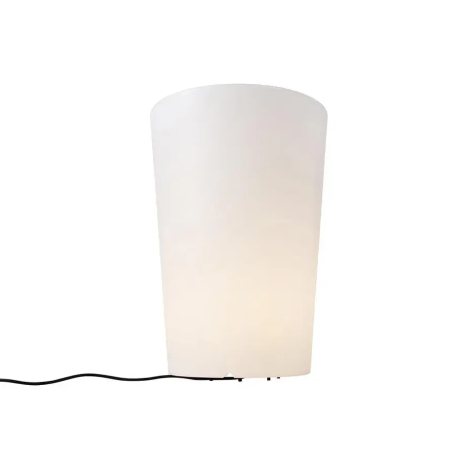 Qazqa staande buitenlampen verano wit e27