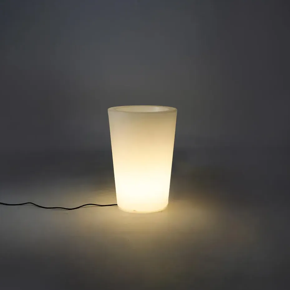 Qazqa staande buitenlampen verano wit e27