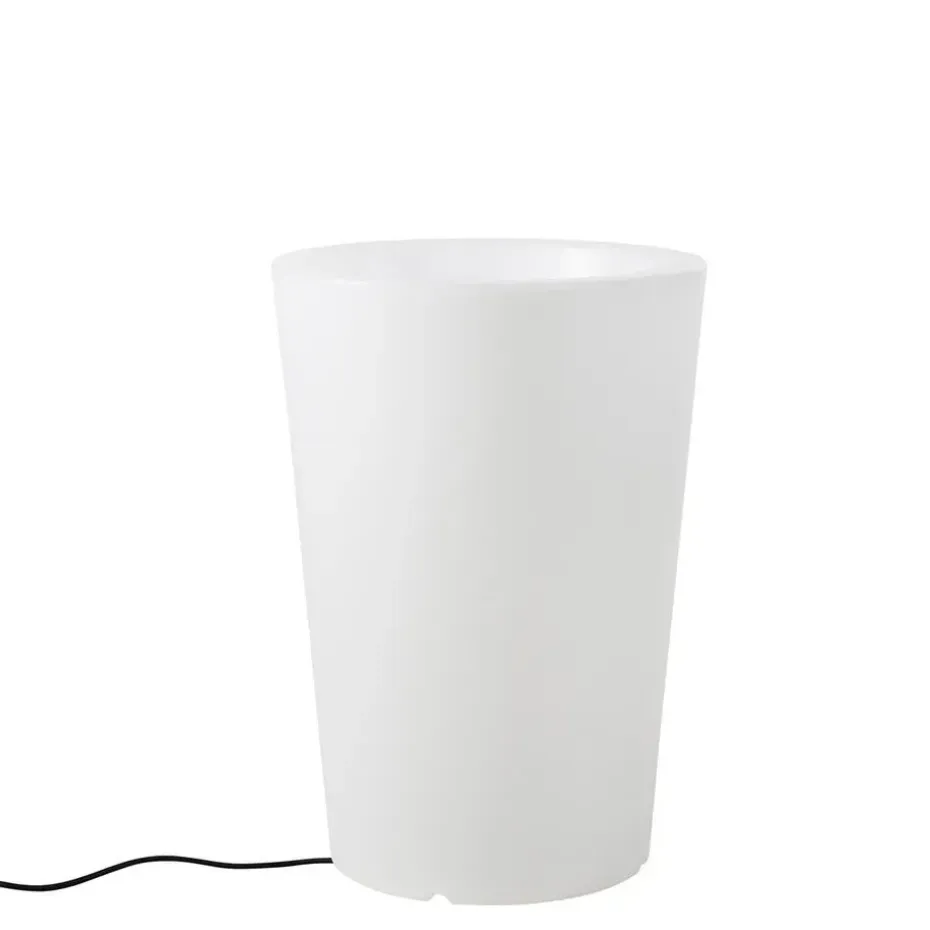Qazqa staande buitenlampen verano wit e27