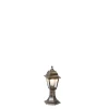 Qazqa staande buitenlampen capital goudkleurig e27