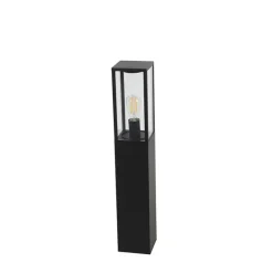 Qazqa staande buitenlampen charlois zwart e27