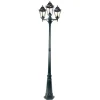Qazqa staande buitenlampen new orleans groen e27