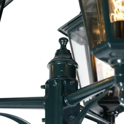 Qazqa staande buitenlampen new orleans groen e27