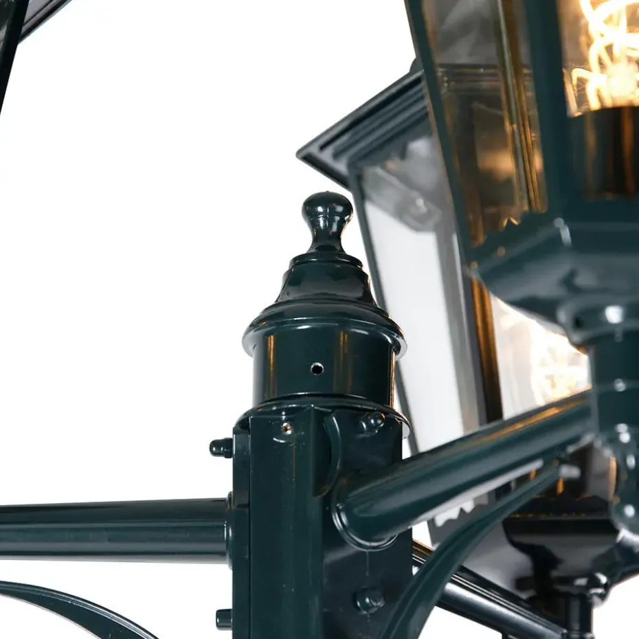 Qazqa staande buitenlampen new orleans groen e27