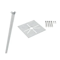Qazqa staande buitenlampen charlois zwart e27