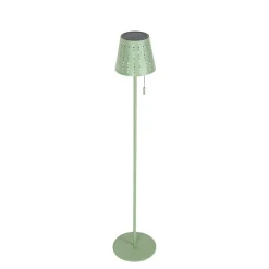 Qazqa staande buitenlampen ferre groen geïntegreerde led
