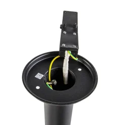 Qazqa staande buitenlampen gleam zwart e27