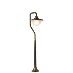Qazqa staande buitenlampen bruges goudkleurig e27