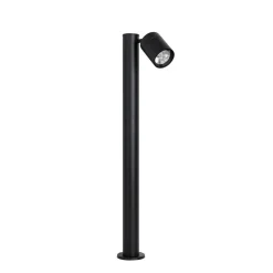 Qazqa staande buitenlampen solo zwart gu10