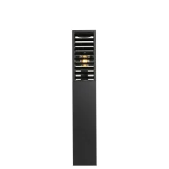 Qazqa staande buitenlampen reims zwart e27