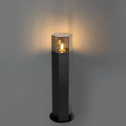 Qazqa staande buitenlampen denmark zwart e27
