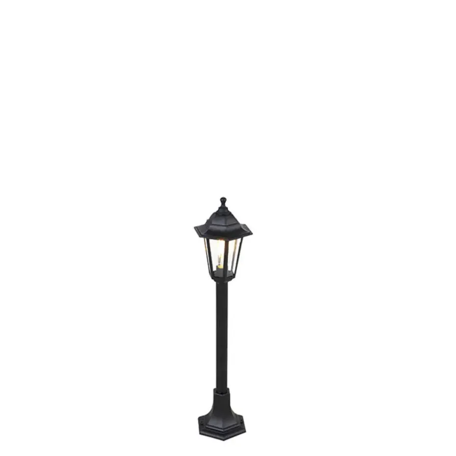 Qazqa staande buitenlampen new haven zwart e27