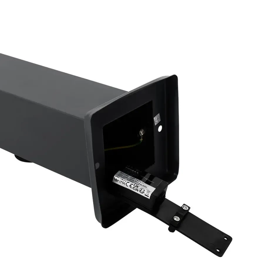 Qazqa staande buitenlampen malios zwart e27