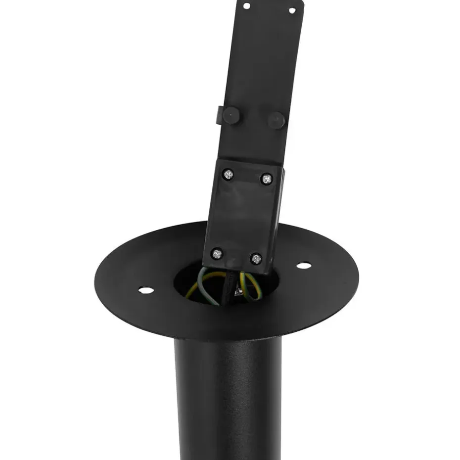 Qazqa staande buitenlampen dover zwart e27
