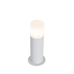 Qazqa staande buitenlampen odense wit e27