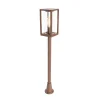 Qazqa staande buitenlampen charlois bronskleurig e27