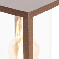 Qazqa staande buitenlampen charlois bronskleurig e27