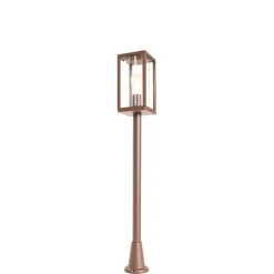 Qazqa staande buitenlampen charlois bronskleurig e27