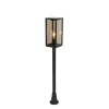 Qazqa staande buitenlampen charlois zwart e27