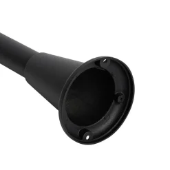 Qazqa staande buitenlampen charlois zwart e27