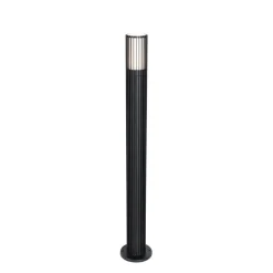 Qazqa staande buitenlampen boris zwart gu10