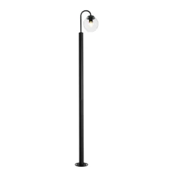 Qazqa staande buitenlampen sfera zwart e27