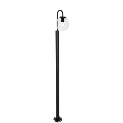 Qazqa staande buitenlampen sfera zwart e27