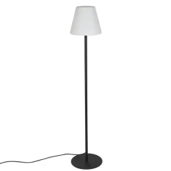 Qazqa staande buitenlampen virginia fl zwart e27