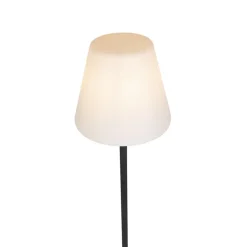 Qazqa staande buitenlampen virginia fl zwart e27