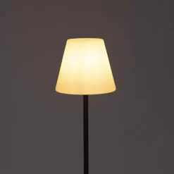 Qazqa staande buitenlampen virginia fl zwart e27