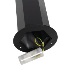 Qazqa staande buitenlampen denmark zwart e27