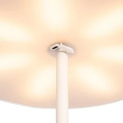 Qazqa staande buitenlampen keira wit geïntegreerde led
