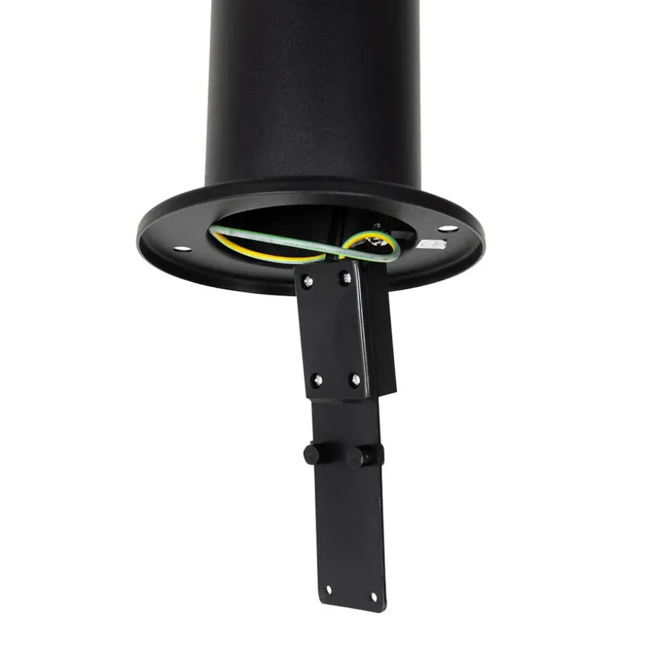 Qazqa staande buitenlampen rox zwart e27